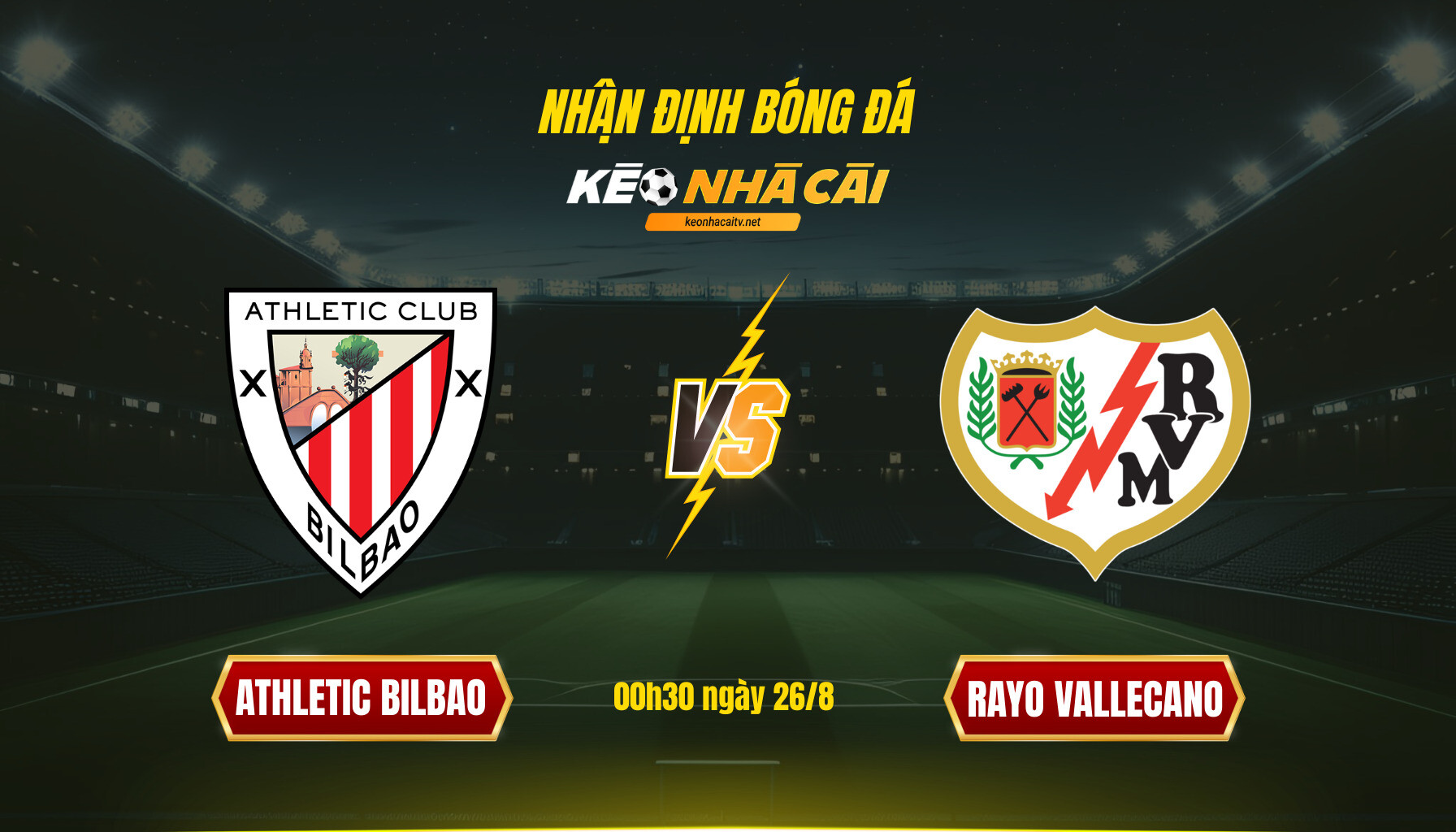 Nhận định Bóng đá Keonhacaitv Athletic Bilbao Vs Rayo Vallecano