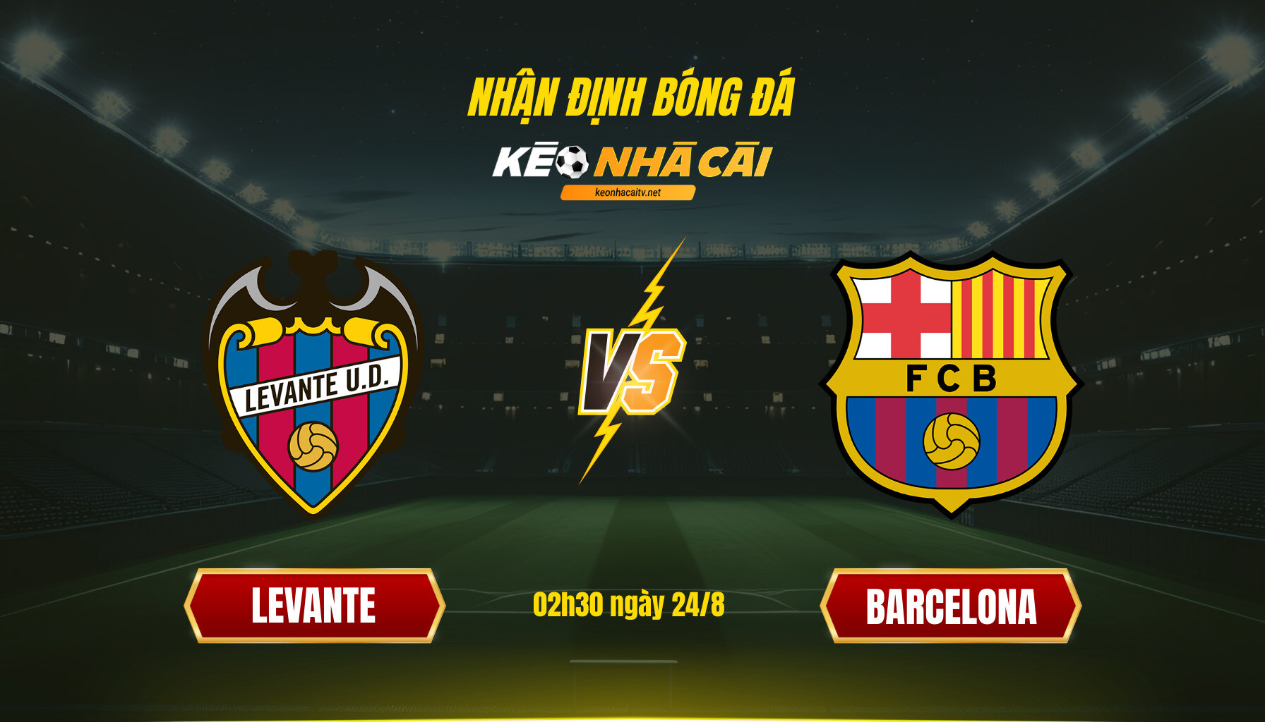 Nhận định Bóng đá Keonhacai Levante Vs Barcelona