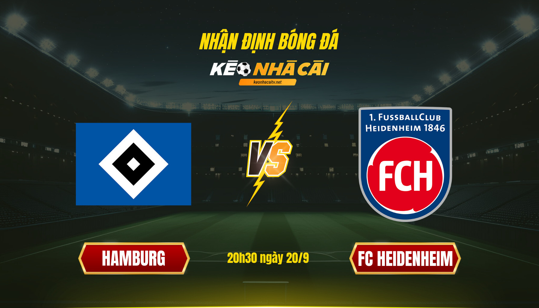Soi Kèo Nhà Cái Hamburg Vs Fc Heidenheim 20h30 Ngày 20 9