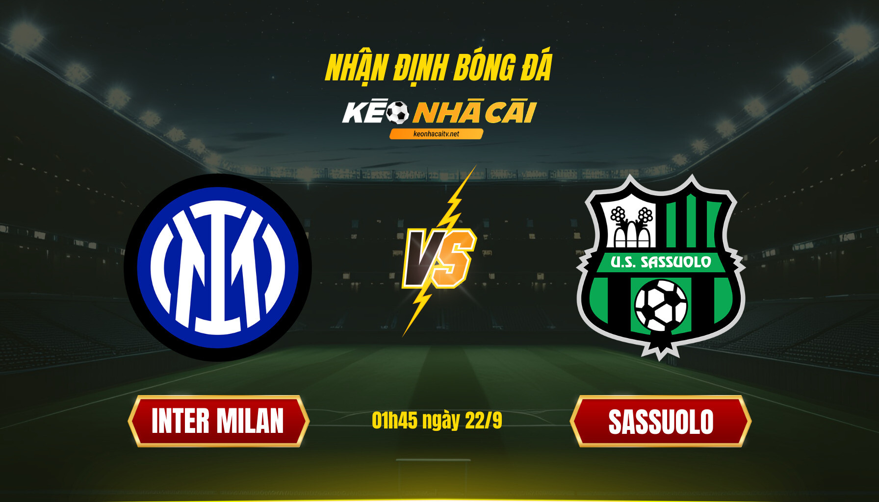 Soi kèo nhà cái Inter Milan vs Sassuolo - 01h45 ngày 22_9